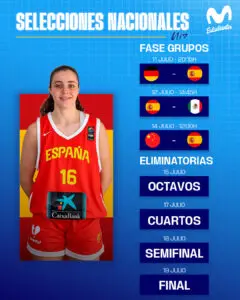 Ana María Hernanz, canterana de Movistar Estudiantes, disputará la Women’s Basketball World Cup 2026