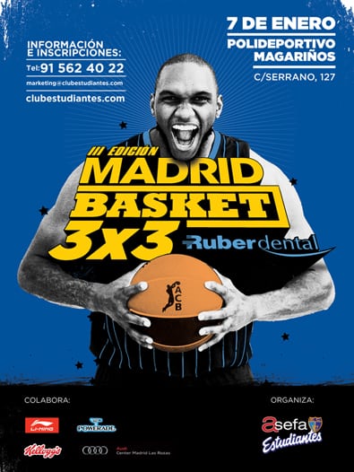 III Madrid Basket 3×3 Ruber Dental, 7 de enero (Magariños)