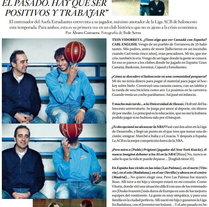Revista Prensa Semanal (15-22 de Enero) ¡Txus entrevista a Carl English!