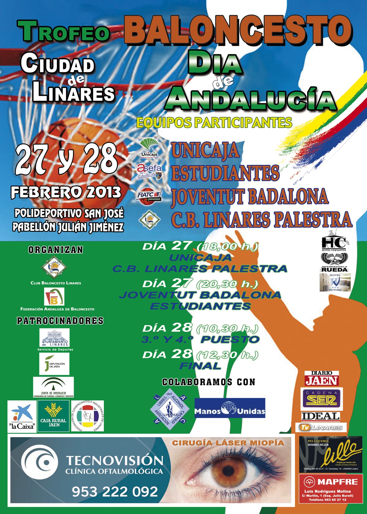 Potente torneo júnior en Linares por el día de Andalucía