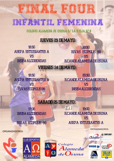 Fases Finales de Madrid Infantiles: las chicas se proclaman Subcampeonas de Madrid y los chicos terceros