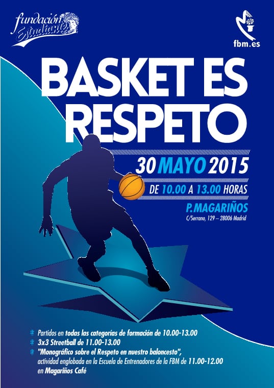 Jornada “Basket es Respeto” el sábado 30 de mayo en el Ramiro de Maeztu