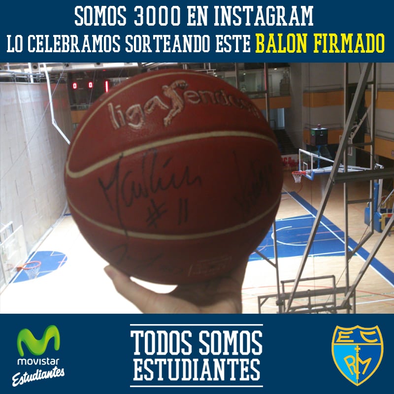 ¡Celebramos ser más de 3000 en Instagram sorteando este balón firmado!