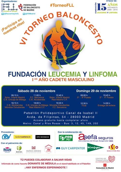Llega la sexta edición del torneo solidario Fundación Leucemia y Linfoma