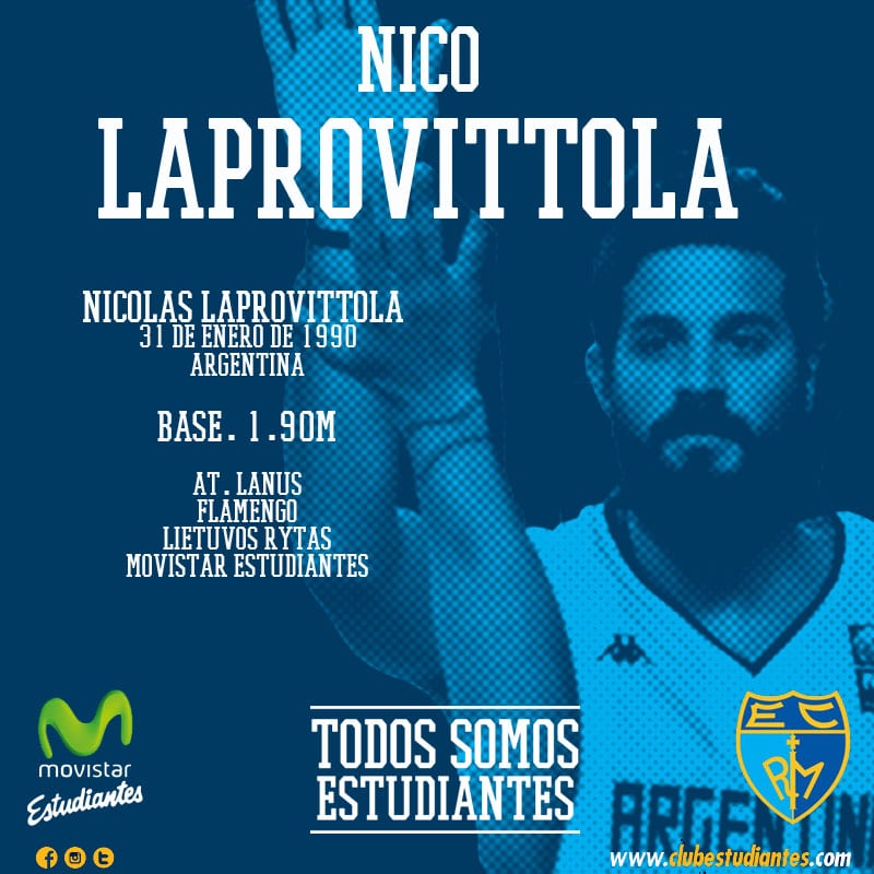 El base argentino Nicolás Laprovittola, nuevo jugador de Movistar Estudiantes