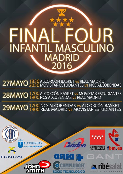 Fases Finales Infantiles Masculina y Femenina de Madrid