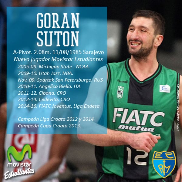 Goran Suton, consistencia para el juego interior de Movistar Estudiantes