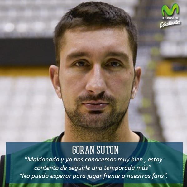 Goran Suton: “Espero que tengamos una temporada exitosa”.