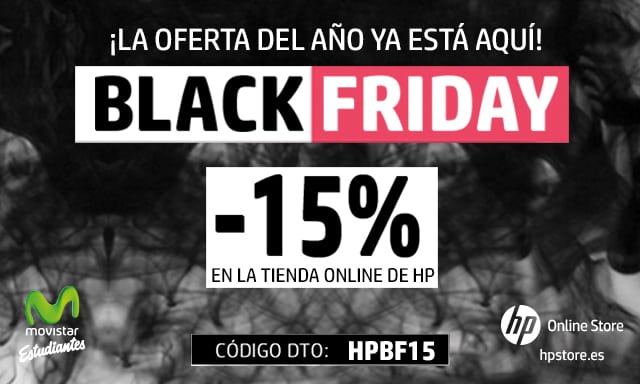 ¡Ya es Black Friday en HP Online Store. Solo hasta el lunes!
