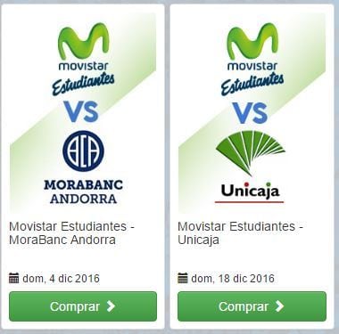 Entradas desde 10€. Morabanc Andorra (D4, 18h) y Unicaja (D18, 18:30h)