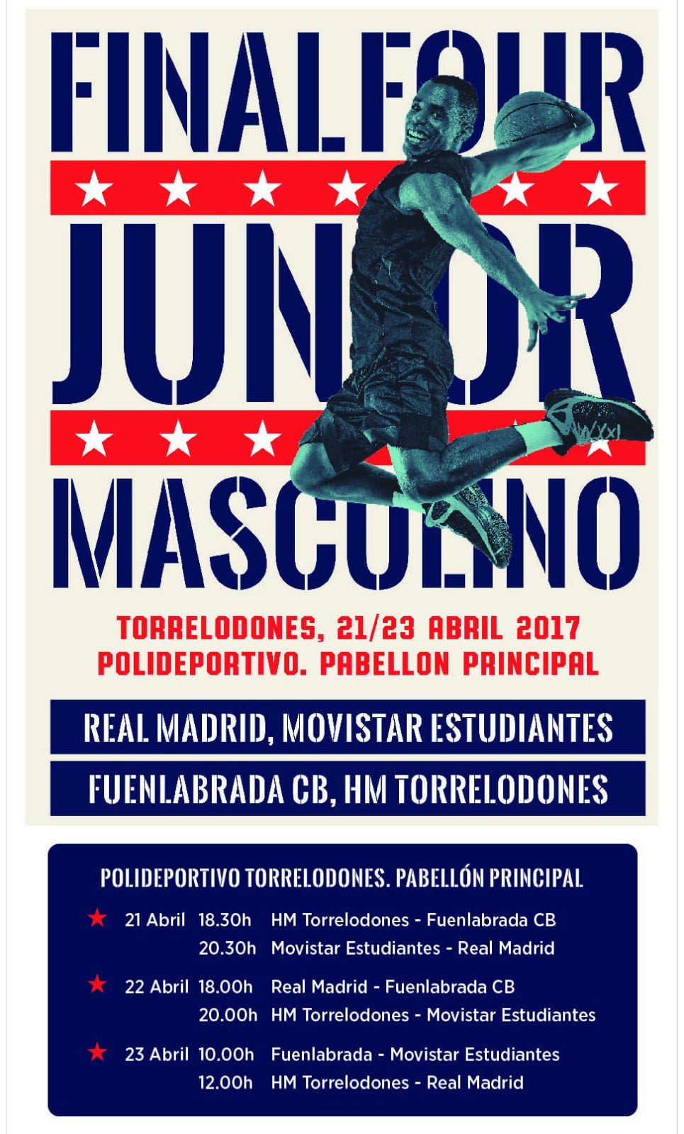 Fase Final Junior Masculino de Madrid: 21 al 23 de abril, Torrelodones