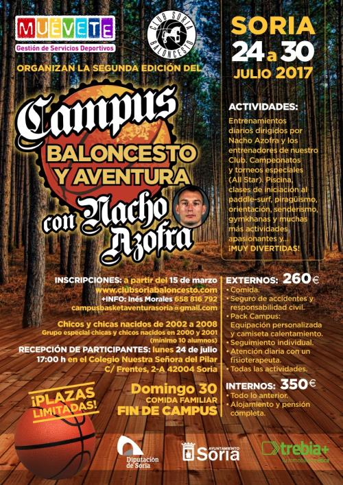 II Campus «Baloncesto y Aventura con Nacho Azofra», en Soria