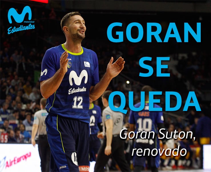 Más continuidad en Movistar Estudiantes: Goran Suton renueva con el club colegial