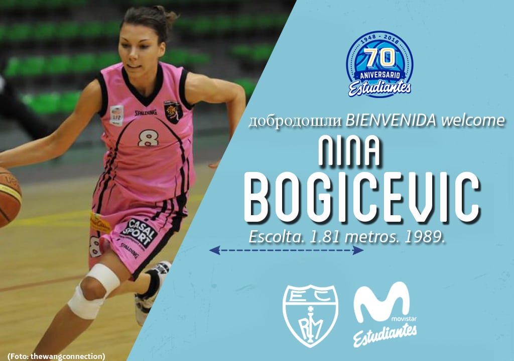 Nina Bogicevic, con Movistar Estudiantes en Liga Femenina