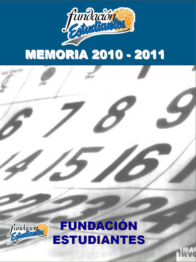 Fundación Estudiantes. Memoria 2010-11