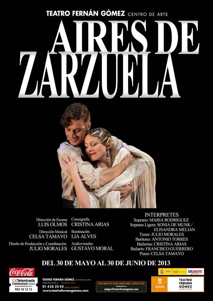 Aires de Zarzuela, con 16% de descuento en el Teatro Fernán Gómez