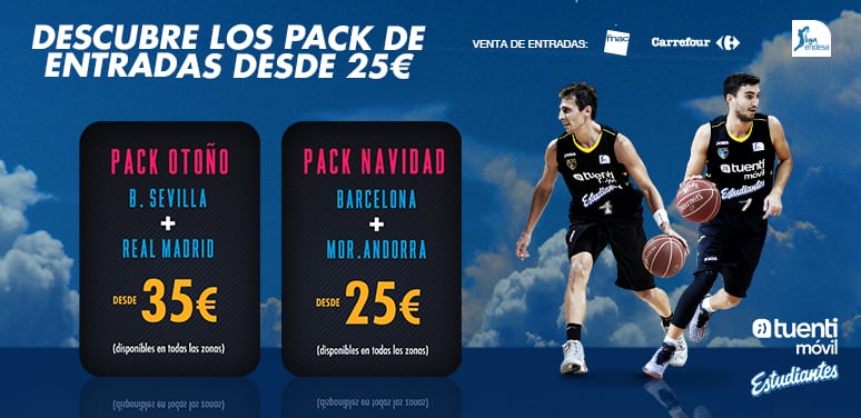 Pack Otoño: Sevilla y Real Madrid, desde 35 euros los dos partidos