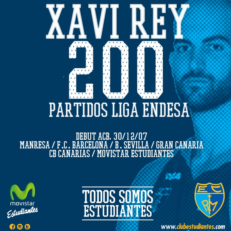 Xavi Rey cumplirá 200 partidos en Liga Endesa ante uno de sus ex equipos