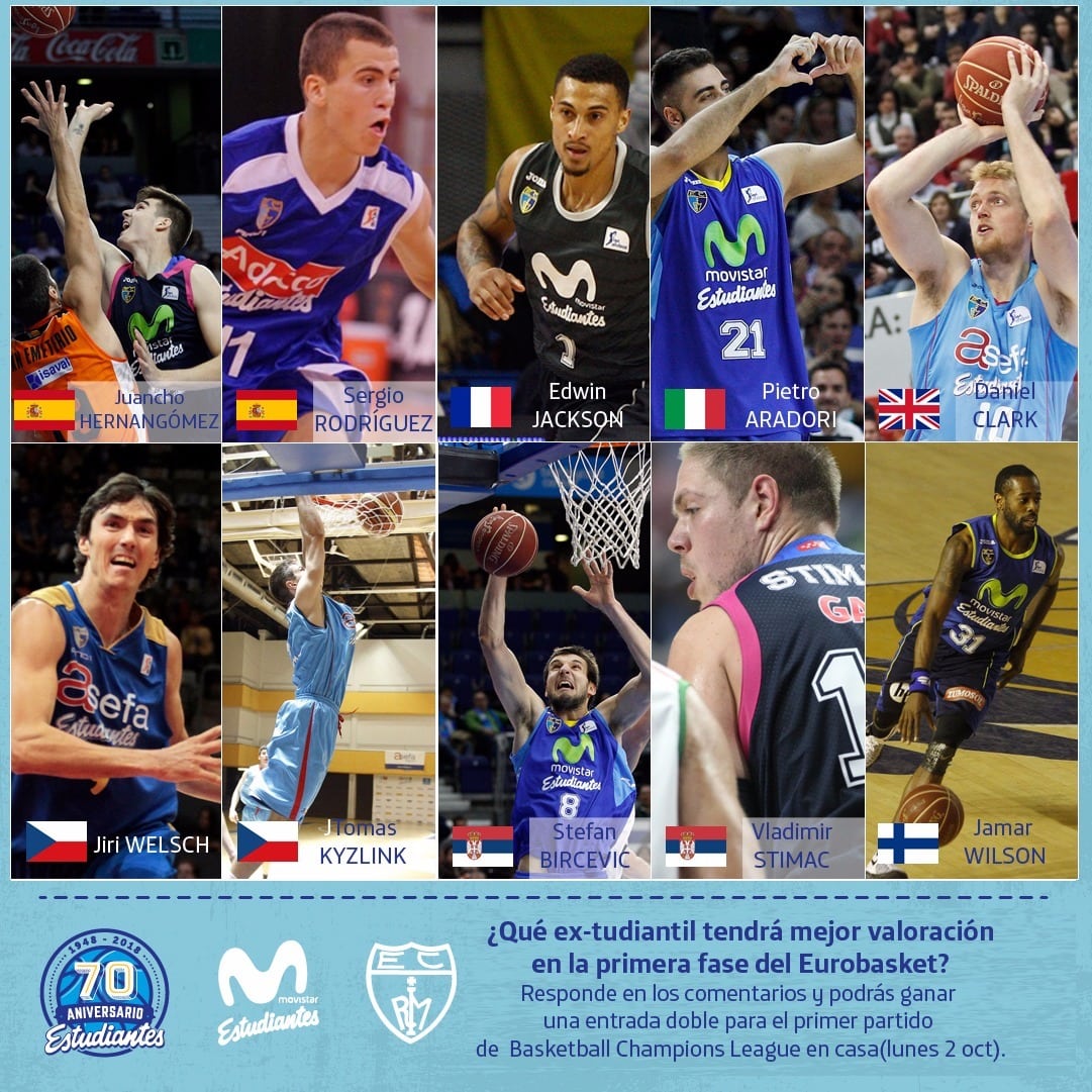 Bases del concurso de Instagram «Extudiantiles en el #Eurobasket2017»