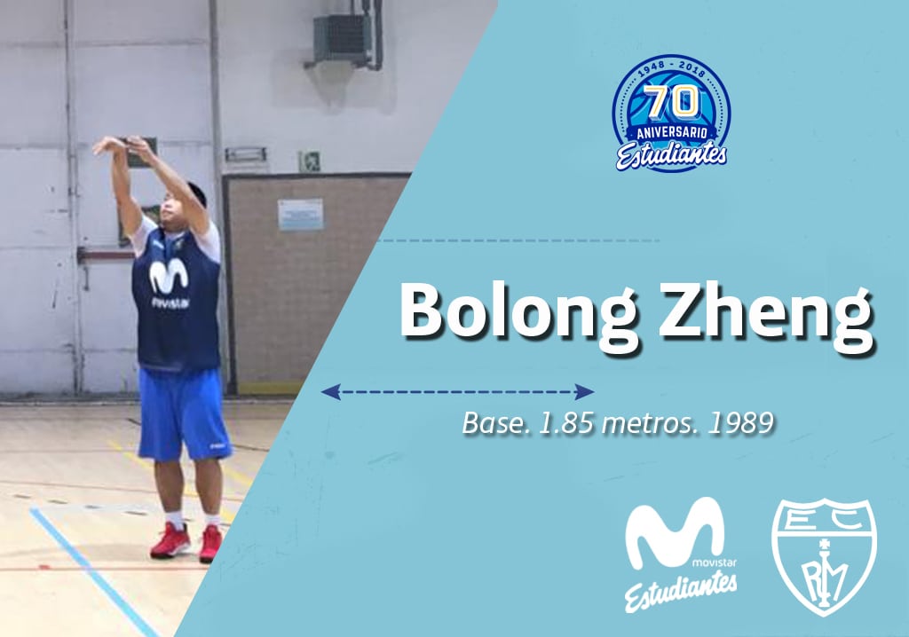 Bolong Zheng, primer jugador de nacionalidad china en Movistar Estudiantes