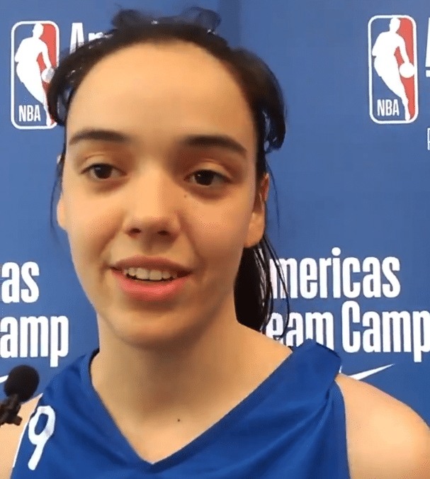 La canterana Lucía Salazar participa en el Americas Team Camp de la NBA