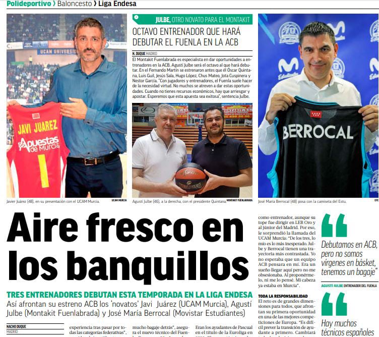 Berrocal, protagonista en Marca y Mundo Deportivo