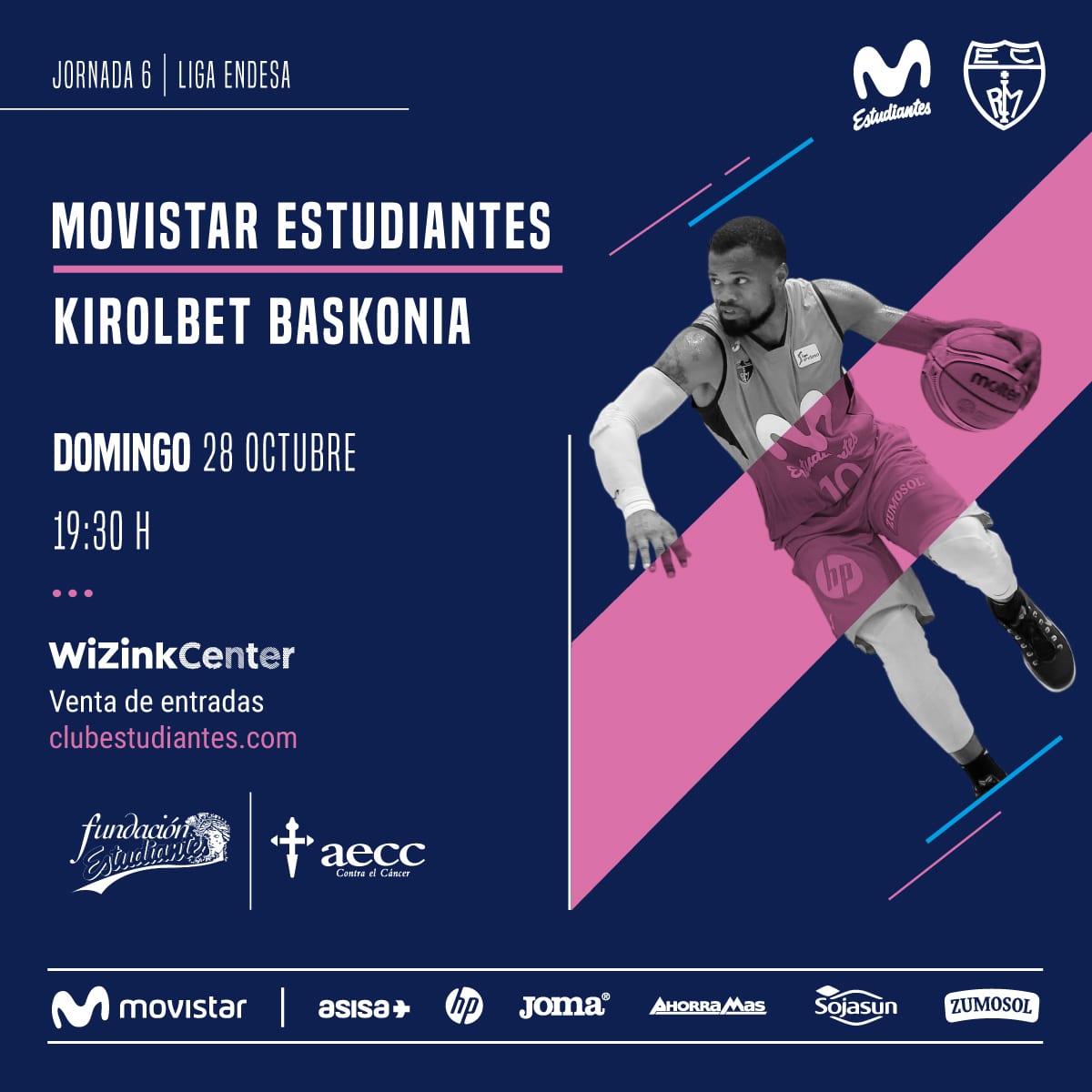 vs Kirolbet Baskonia, domingo 28, 19:30h.