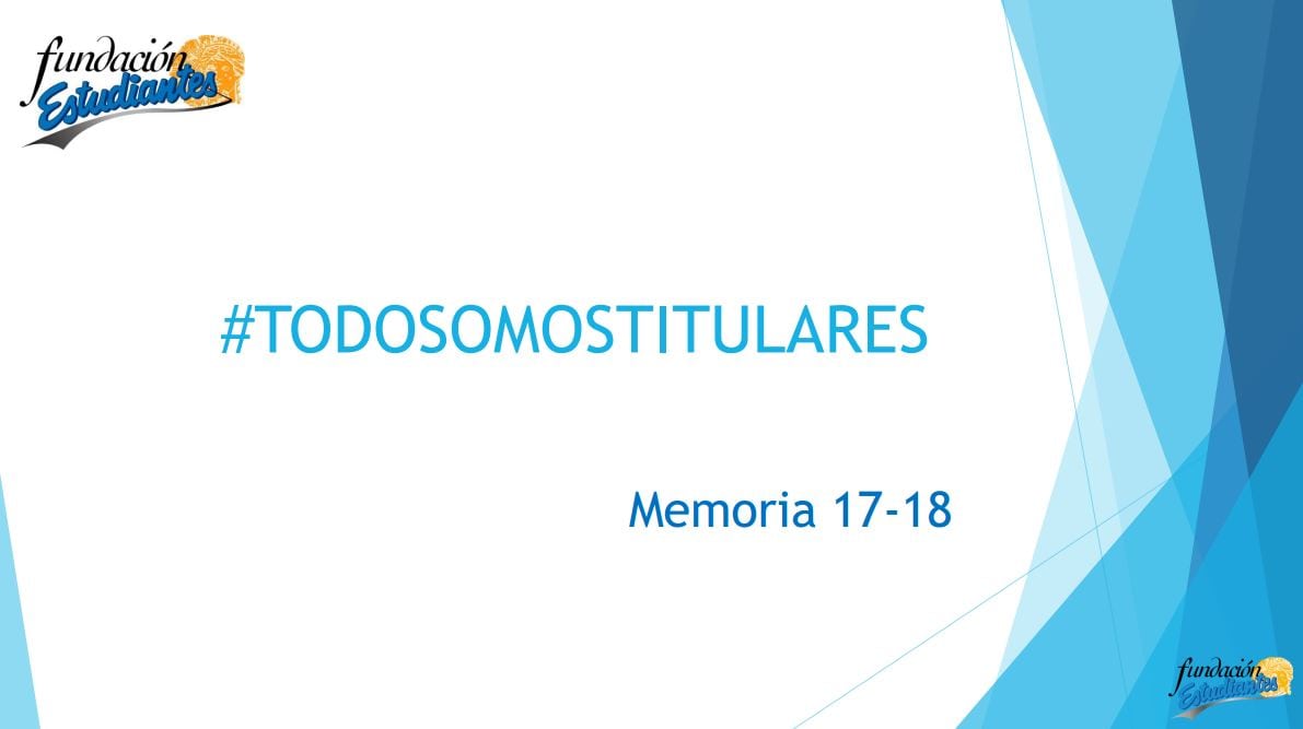 Memoria 2017-18 Fundación Estudiantes