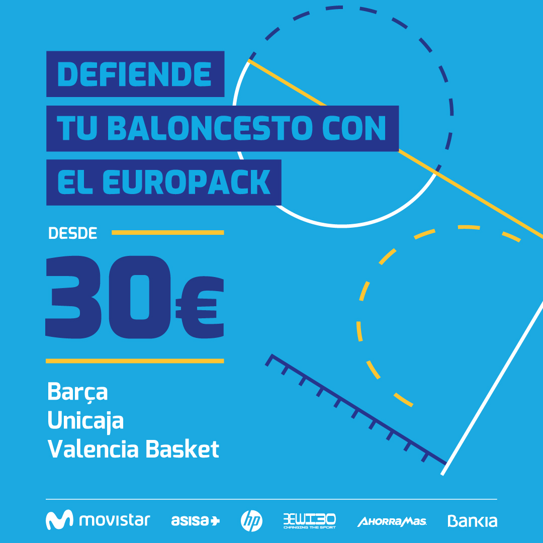 Europack: Unicaja, Valencia y Barça