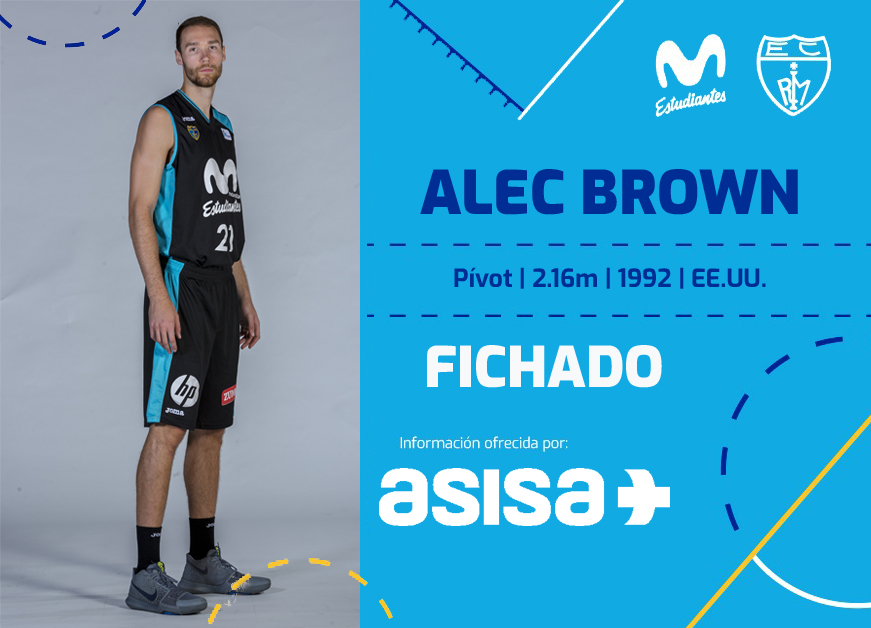ACB: Alec Brown regresa a Movistar Estudiantes