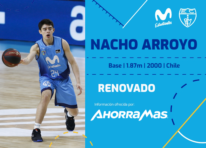 Nacho Arroyo renueva con Movistar Estudiantes hasta 2023