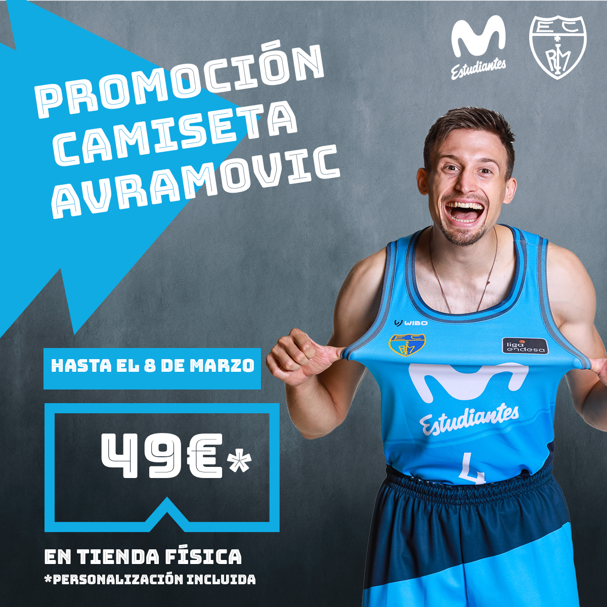 PROMO FLASH: camiseta Avramovic por 49 euros solo hoy lunes
