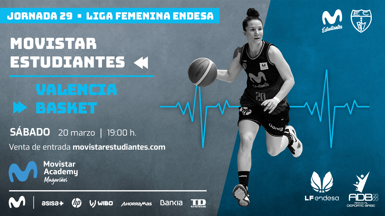 Entradas LFEndesa: Movistar Estu- Valencia Basket, sábado 20, 19h