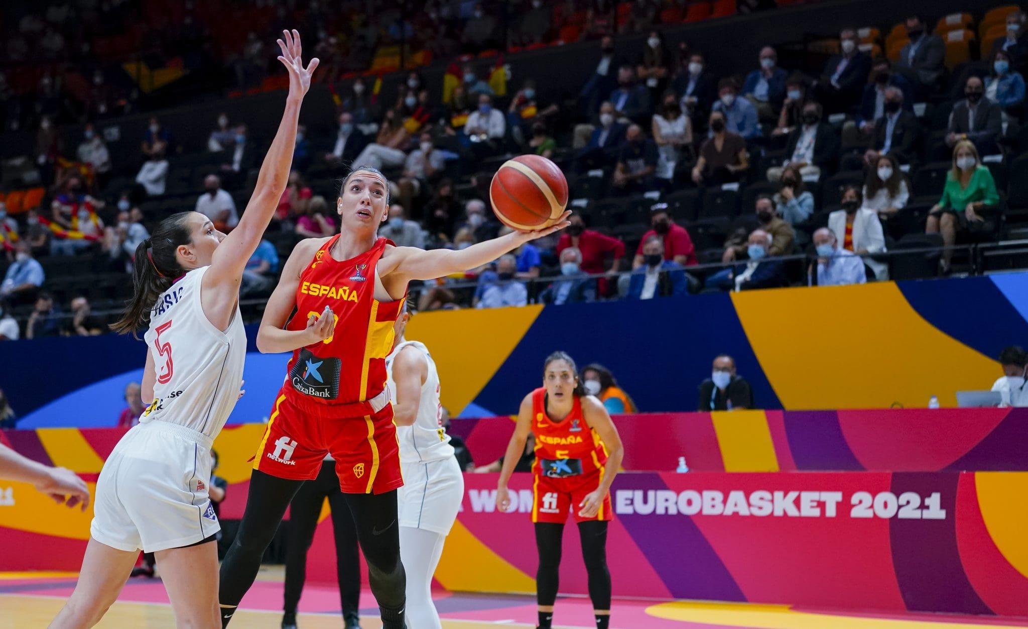 Laura Quevedo, en el Eurobasket