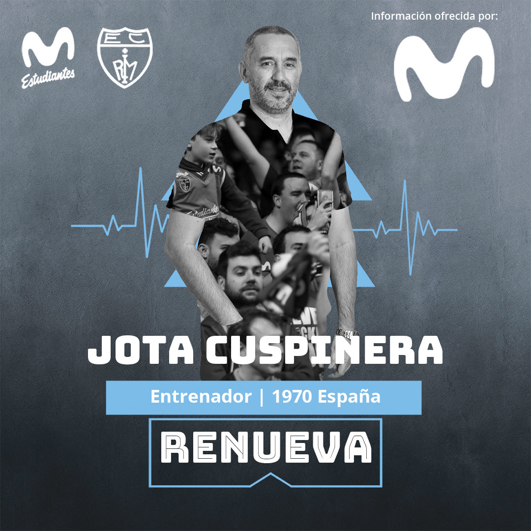 Jota Cuspinera será el entrenador de Movistar Estudiantes