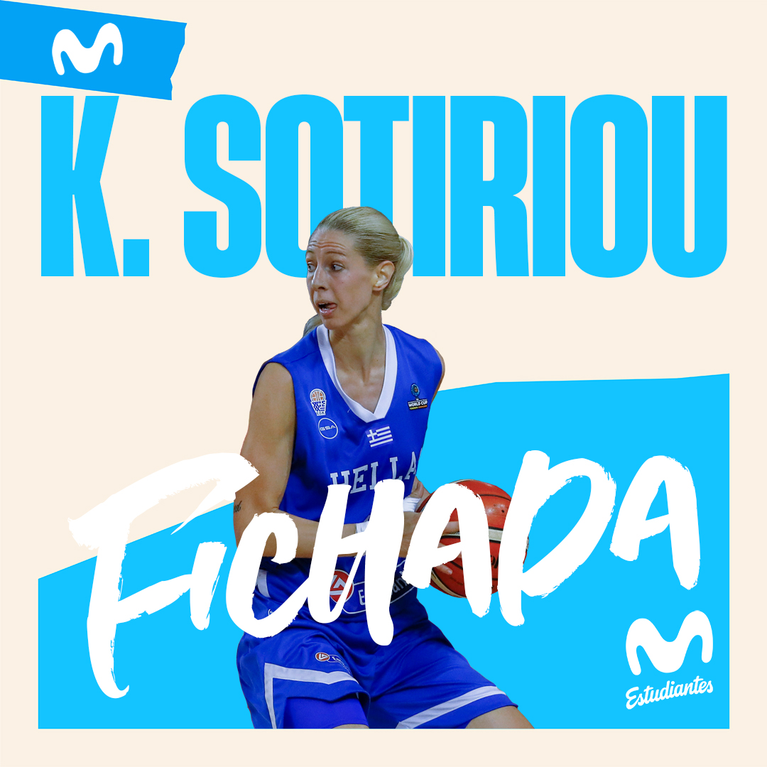 Katerina Sotiriou, nueva jugadora de Movistar Estudiantes