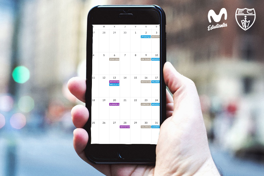 Calendario Movistar Estu 2021-22 en tu móvil