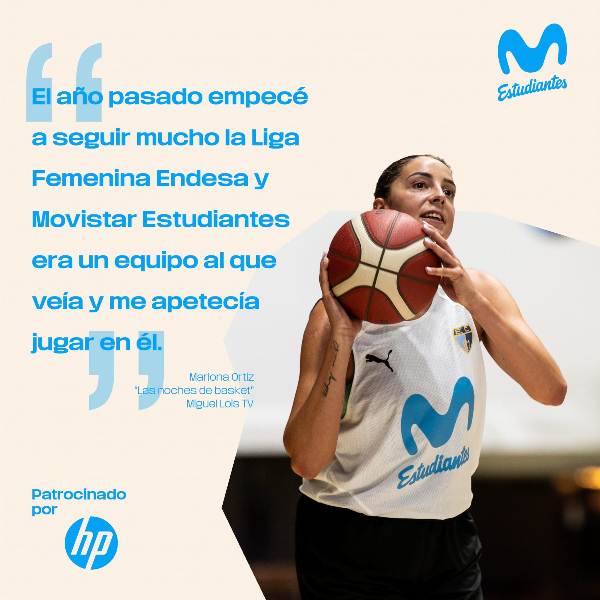 Mariona Ortiz: “veía a Movistar Estudiantes y me apetecía estar en él” (Noches de Basket)