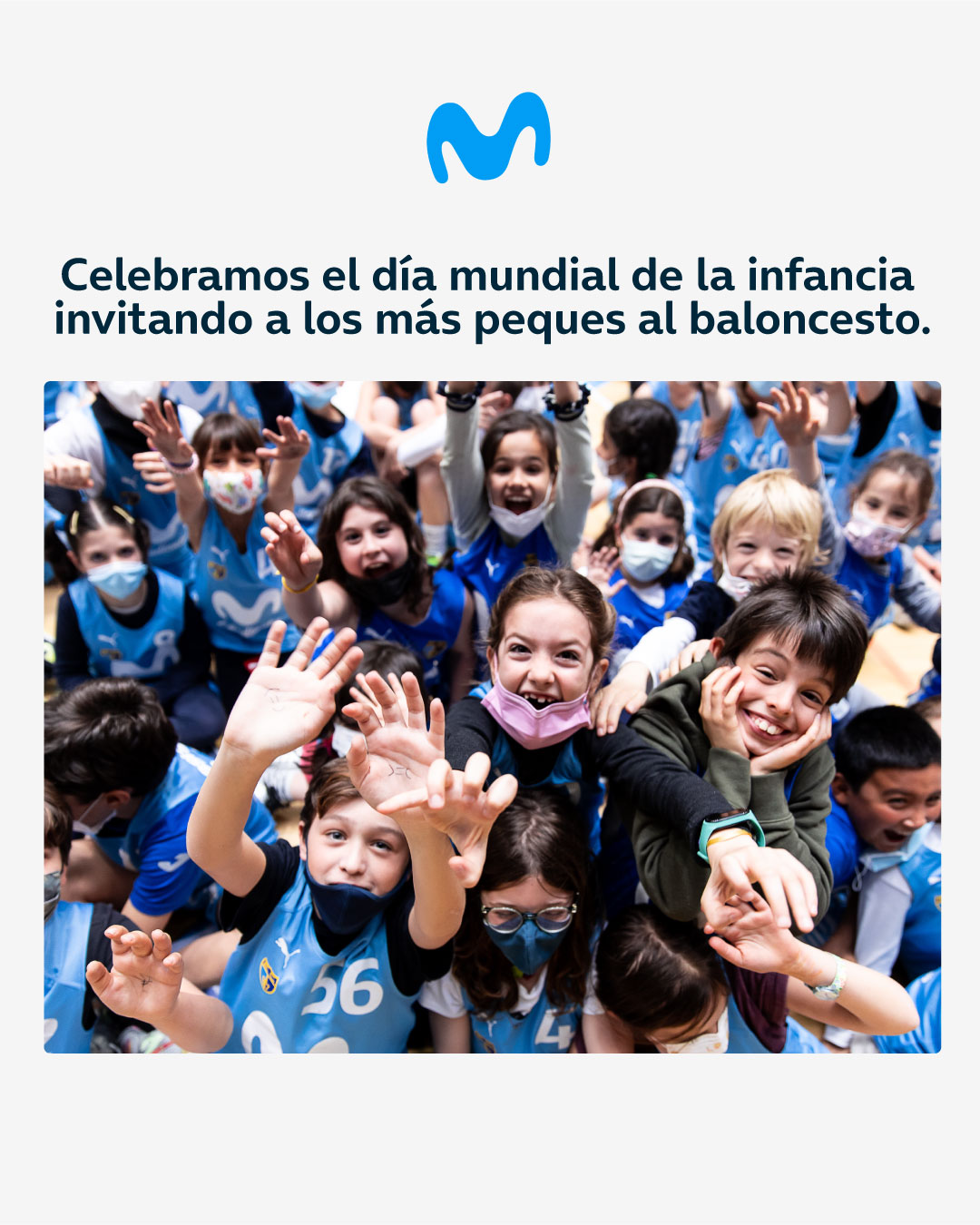 Niños/as gratis al partido por cortesía de Movistar