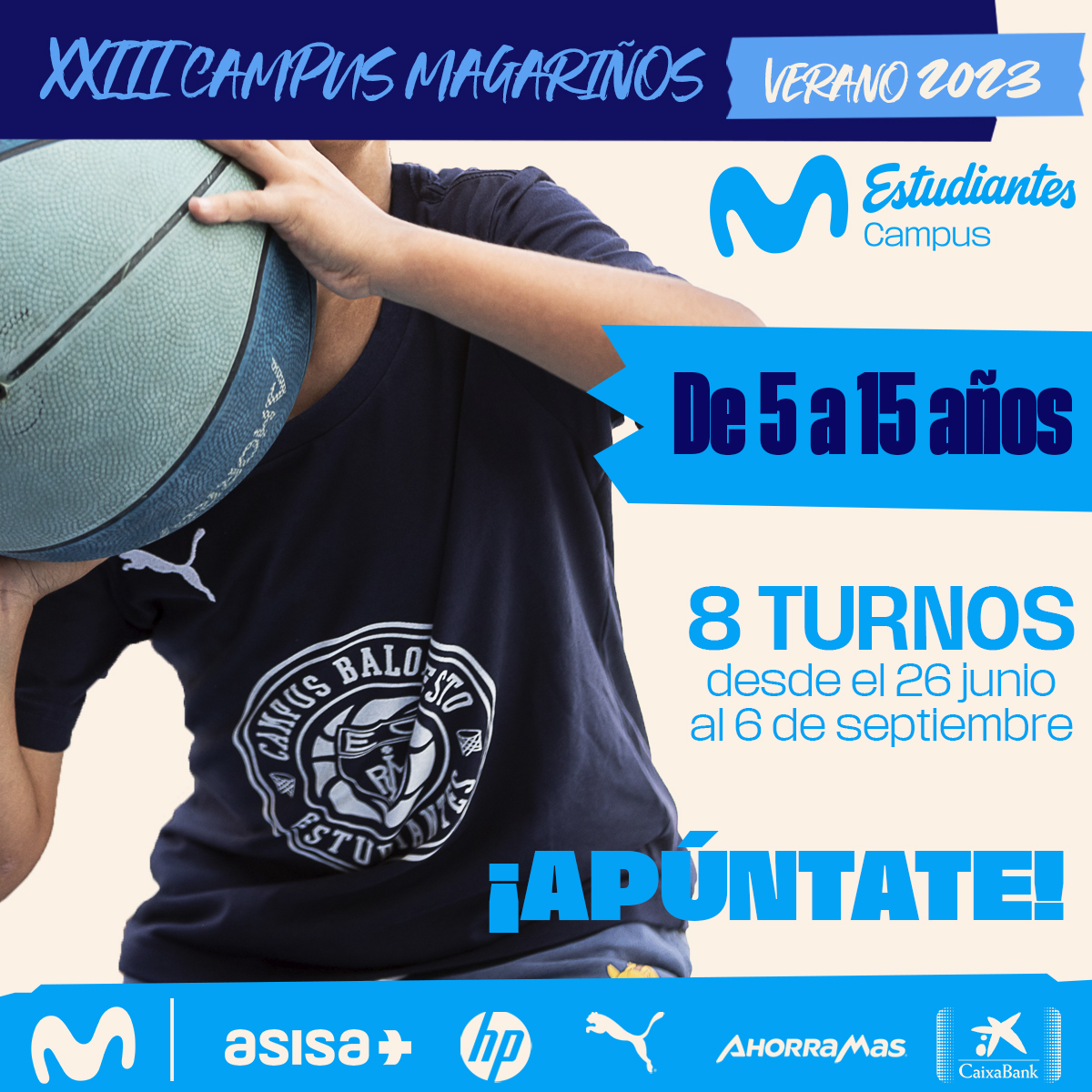 Campus de verano de baloncesto «Magariños 2023» (Madrid)