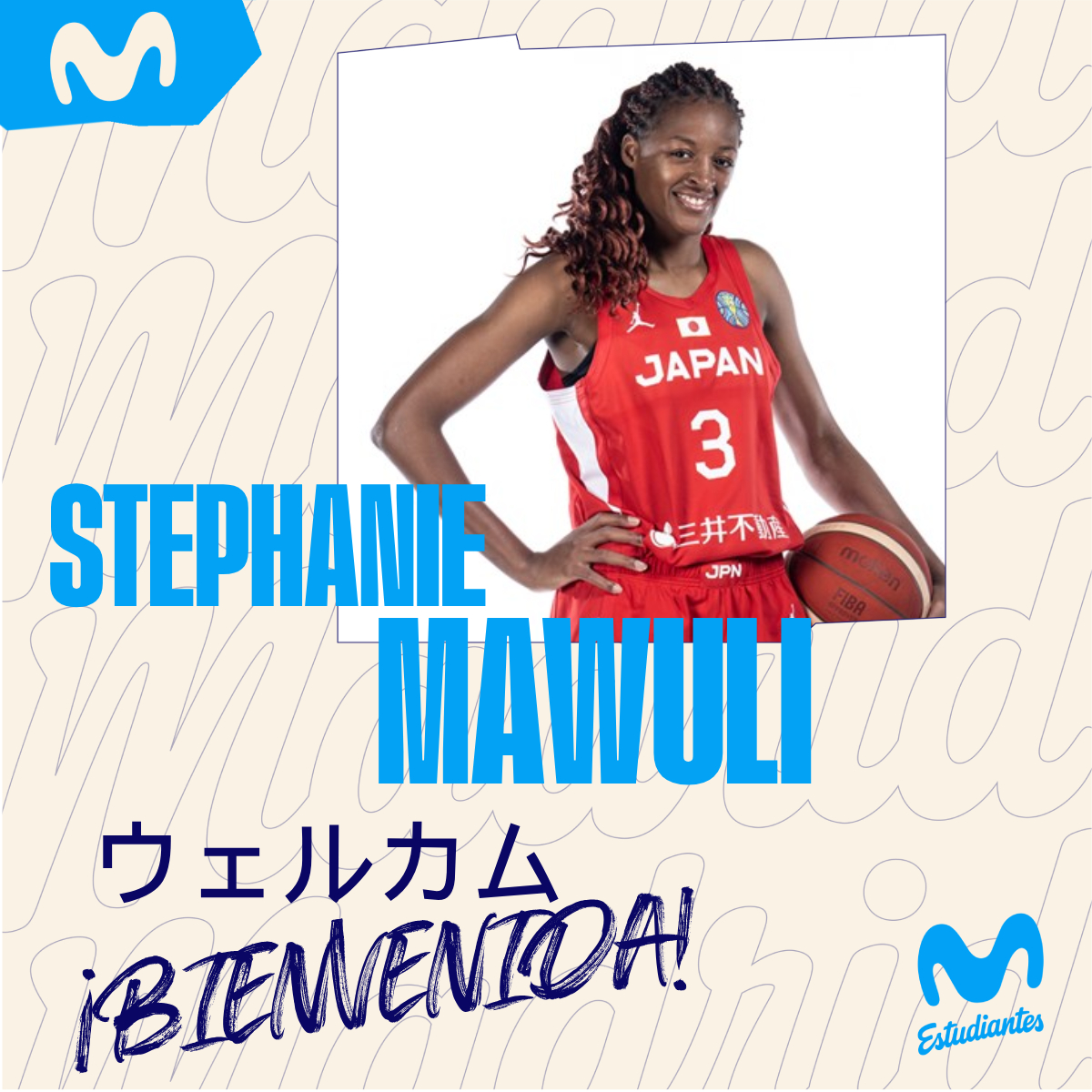 La internacional japonesa Stephanie Mawuli, novena «woman in black»