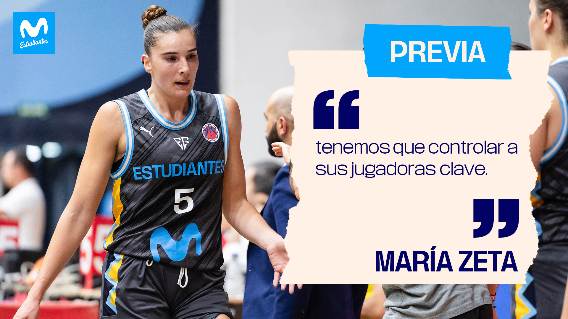 María Zeta: «tenemos que controlar a sus jugadoras clave»