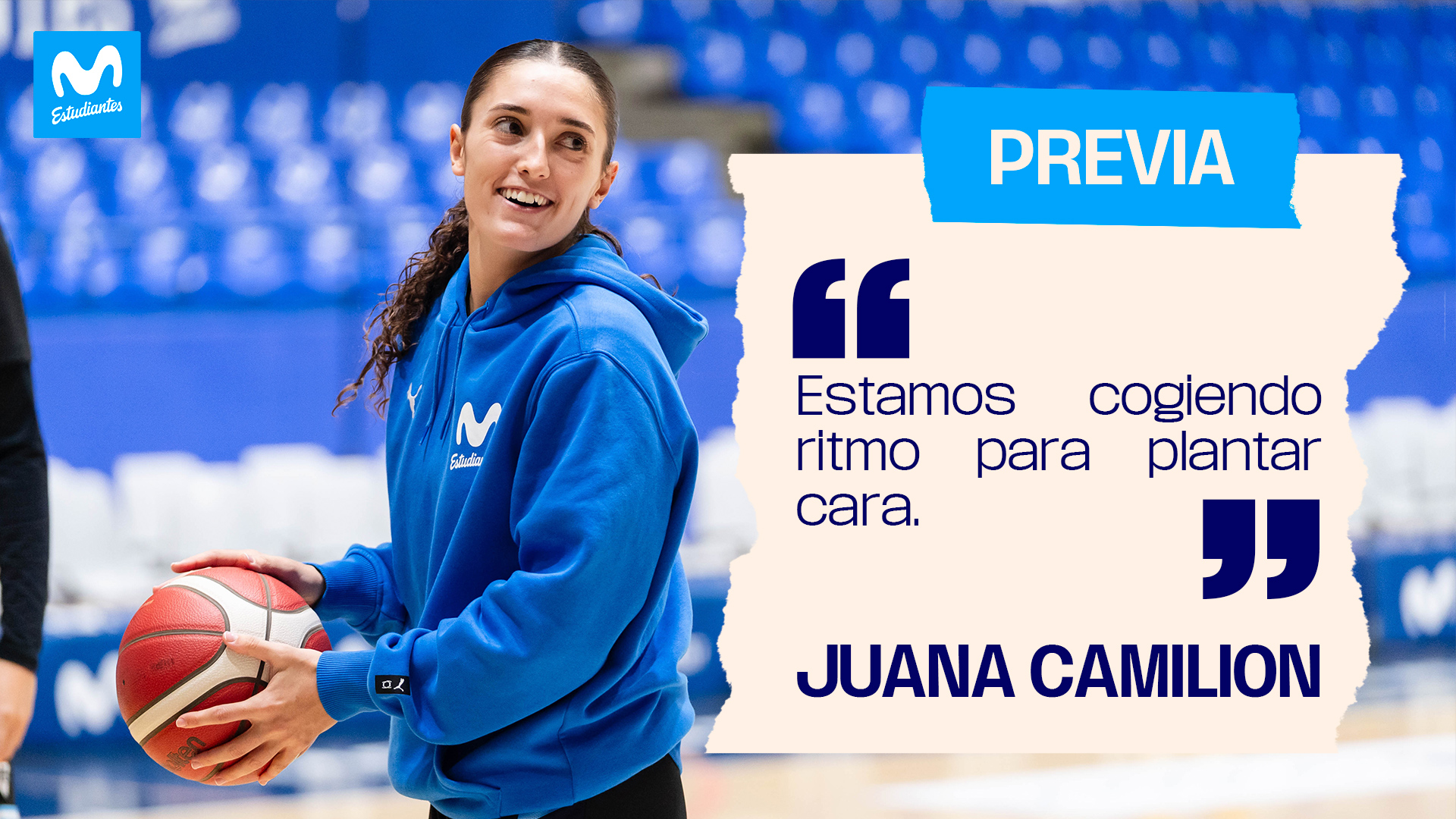 Juana Camilión: «estamos cogiendo ritmo para plantar cara».