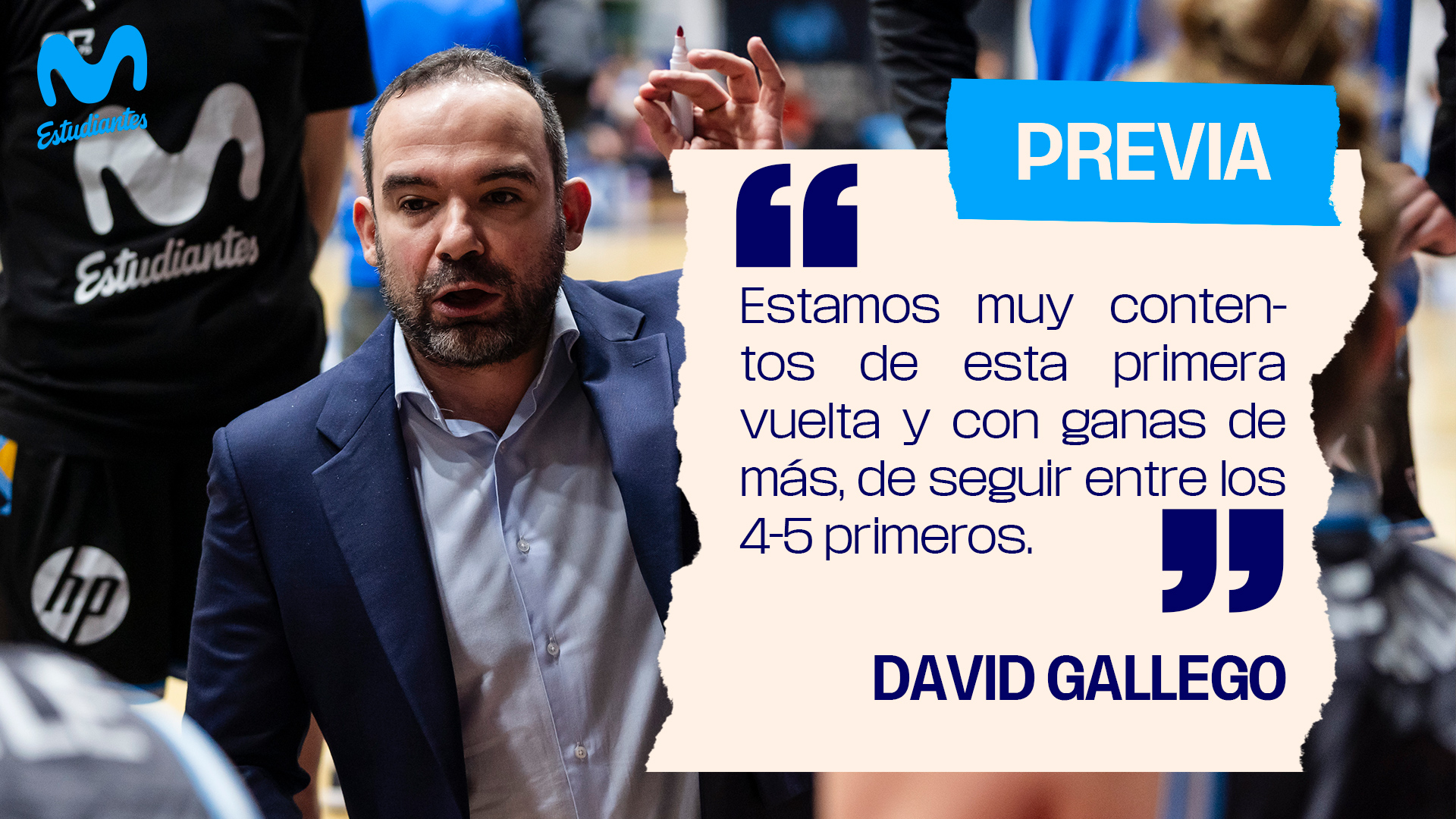 David Gallego: «Estamos muy contentos de esta primera vuelta y con ganas de más.»