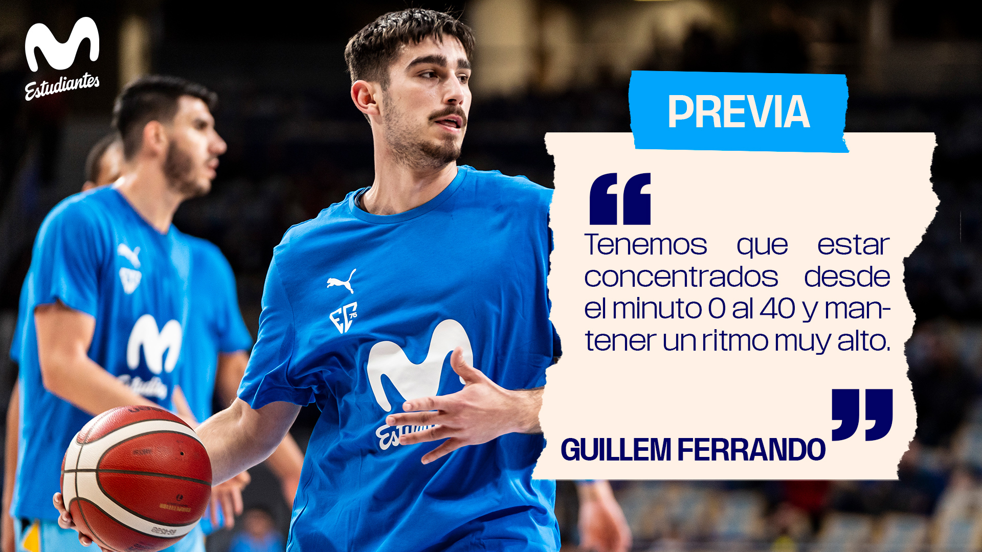 Guillem Ferrando: «Tenemos que estar concentrados desde el minuto 0 al 40»