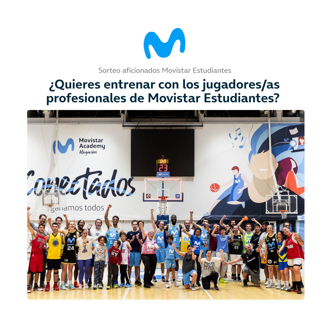Clínic Movistar. Entrena con los con los primeros equipos y el staff técnico de Movistar Estudiantes