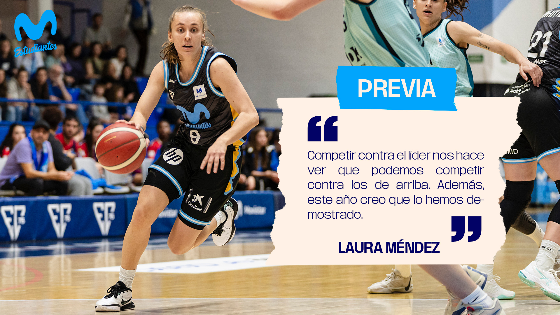 Laura Méndez: «Competir contra el líder nos hace ver que podemos competir contra los de arriba.»