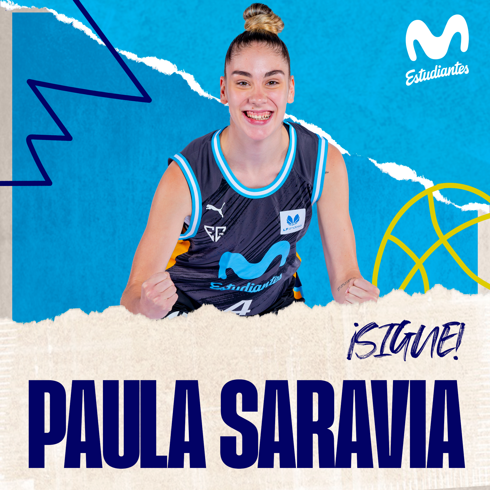 Paula Saravia sigue