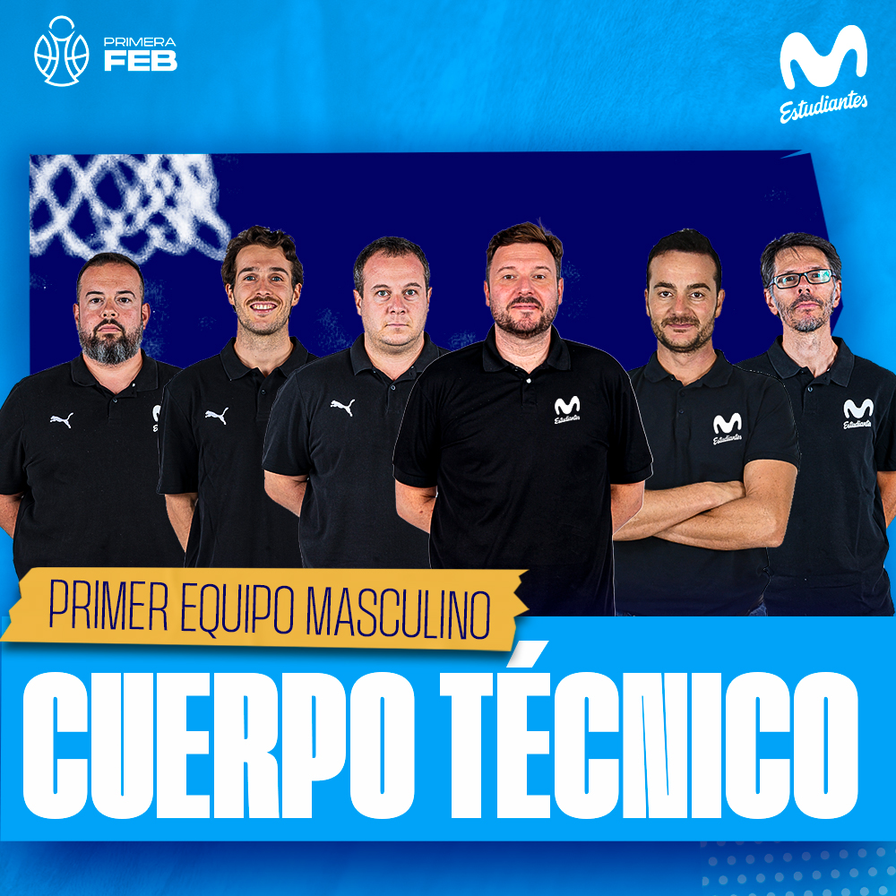 Cuerpo técnico primer equipo masculino 2025-26