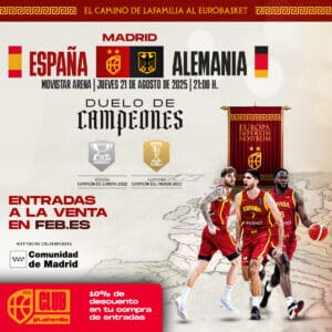Movistar Estudiantes sorteará 3 entradas dobles para el amistoso España-Alemania